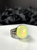 Uranium Glass Creeper Ring - Size 11
