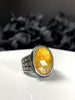 Yellow Sapphire Creeper Ring - Size 7.5