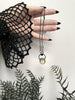 Herkimer Diamond and Black Onyx Necklace