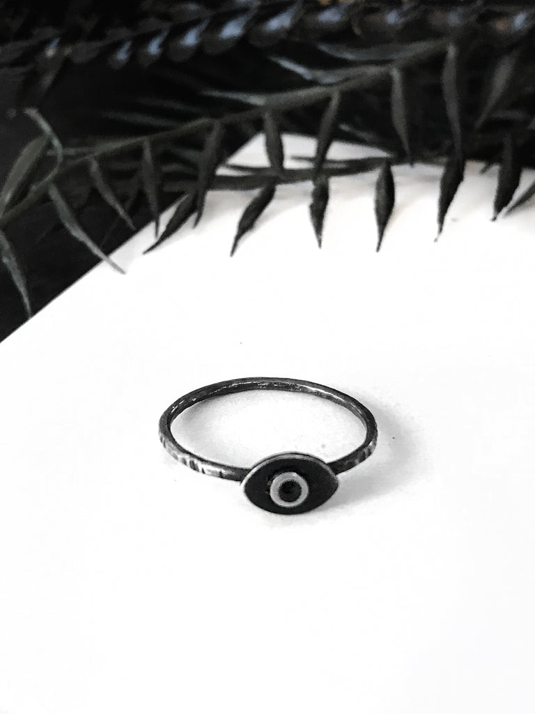Silver Eye Ring - 2 Sizes