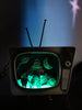 Glowing Sculptural Vintage Television Necklace