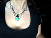 Multi-Chain Space Queen Necklace