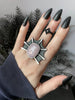 Sapphire Bat Ring - Size 8
